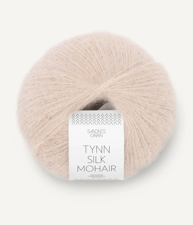 Tynn Silk Mohair, 2321 Marsipaani